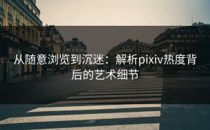 从随意浏览到沉迷：解析pixiv热度背后的艺术细节