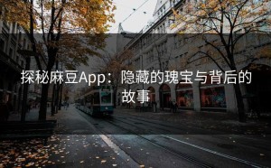 探秘麻豆App：隐藏的瑰宝与背后的故事