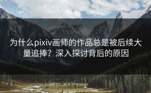 为什么pixiv画师的作品总是被后续大量追捧？深入探讨背后的原因